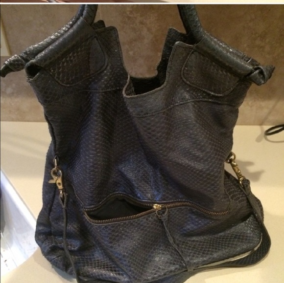 Foley +Corinna Python Tote bag - Picture 3 of 3